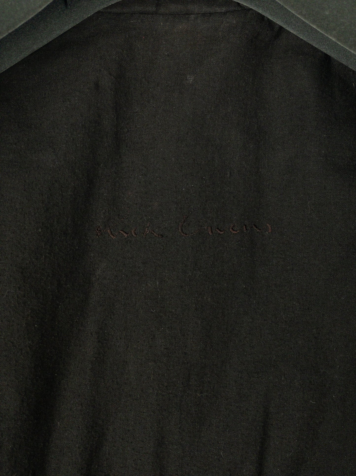 Rick Owens AW04 QUEEN Blistered Leather Police Bomber Jacket