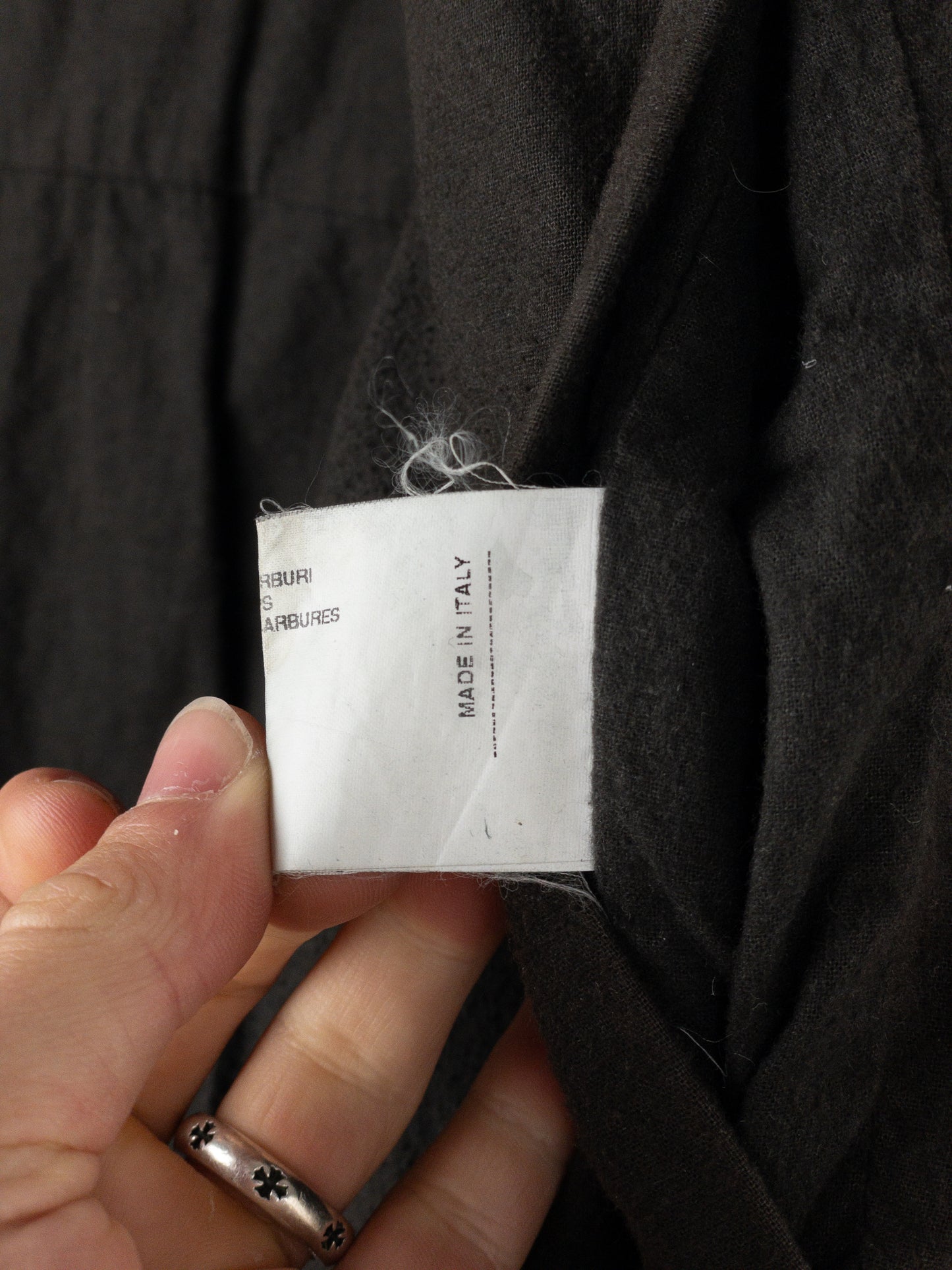 Rick Owens AW04 QUEEN Blistered Leather Police Bomber Jacket