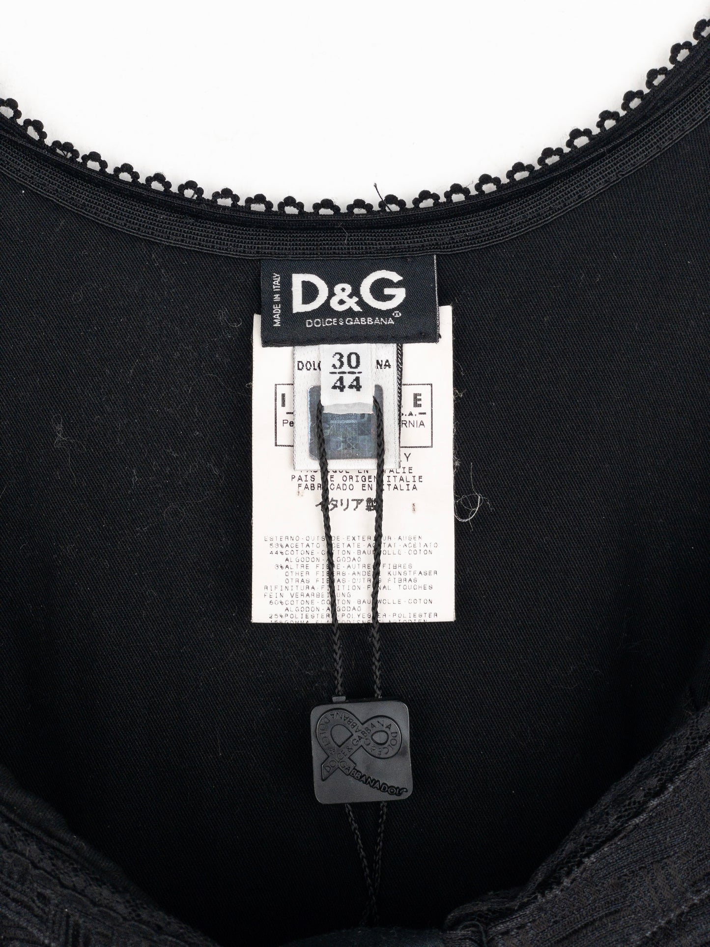 Dolce & Gabbana SS03 Bondage Corset Bustier