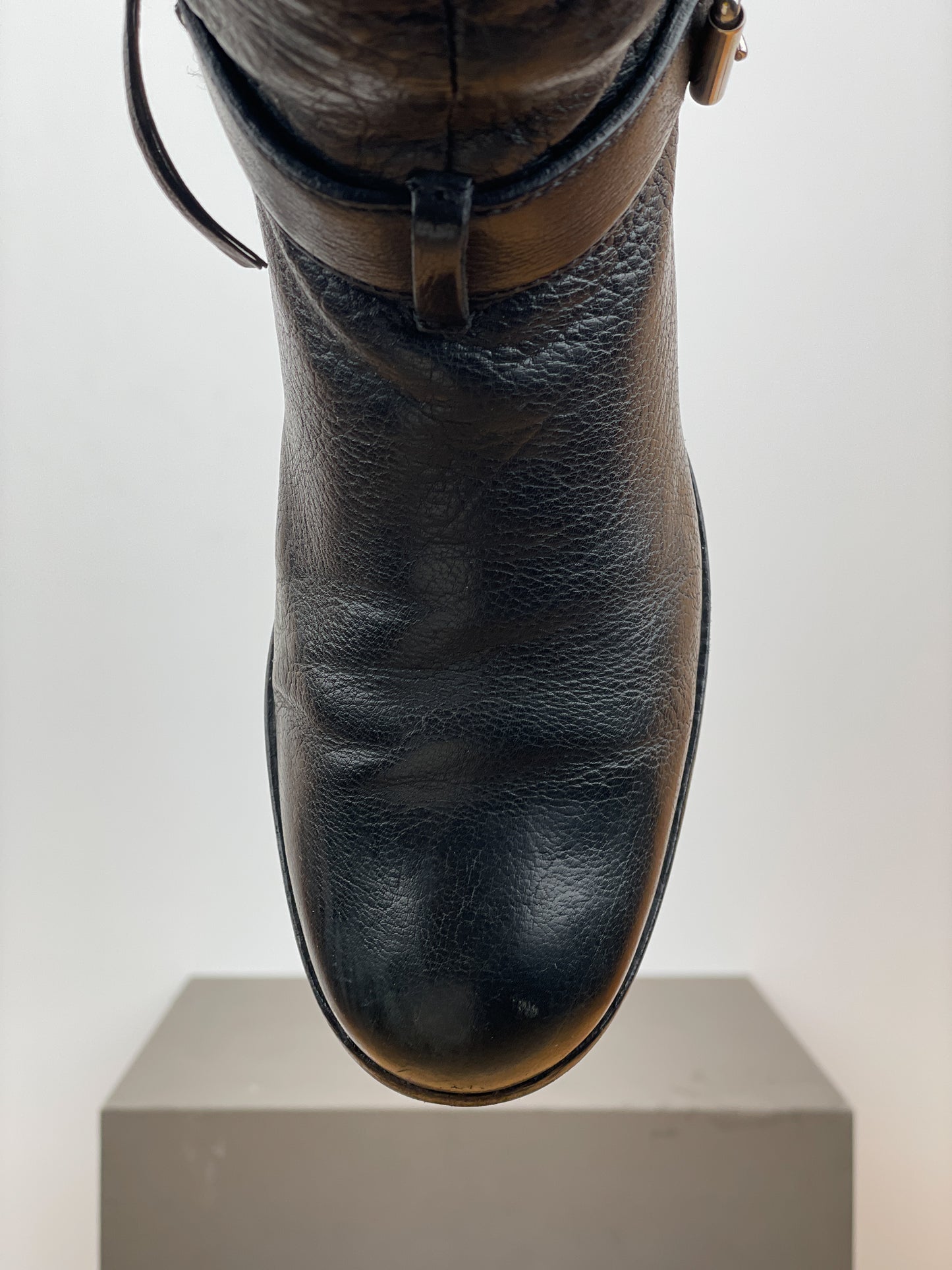 Miu Miu 2000s Buckle Biker Riding Boots