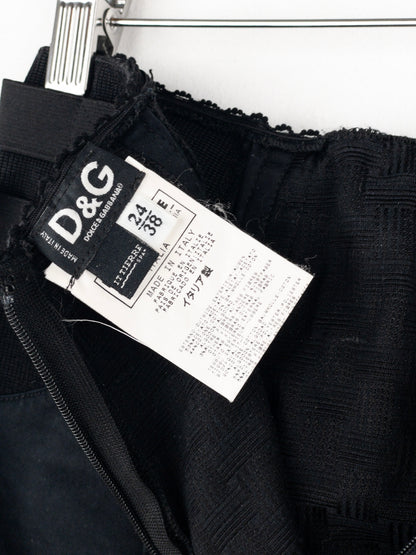Dolce & Gabbana SS02 Bondage Pencil Midi-Skirt