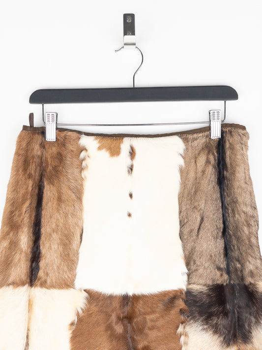 Miu Miu AW99 Cowhide Patchwork Maxi-Skirt – photo 3