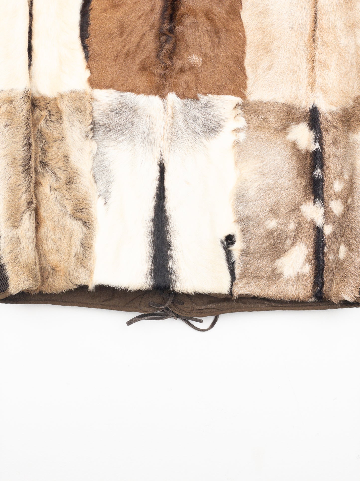 Miu Miu AW99 Cowhide Patchwork Maxi-Skirt