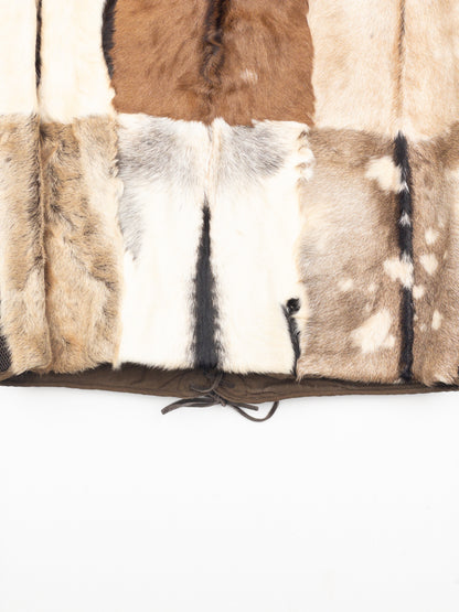 Miu Miu AW99 Cowhide Patchwork Maxi-Skirt
