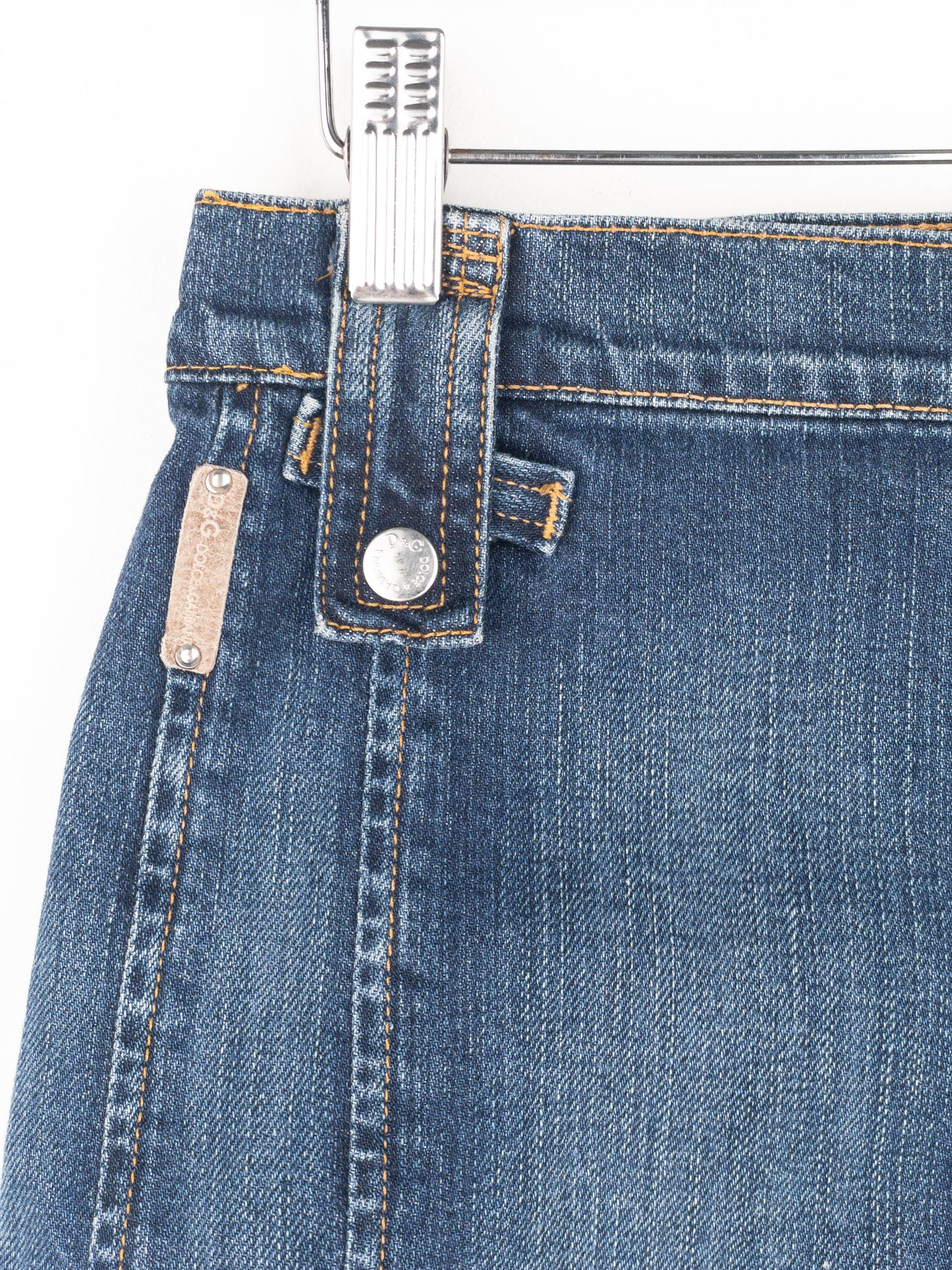 Dolce & Gabbana 2000s Denim Mini-Skirt