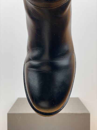 Prada 2000s Hybrid Buckle Biker Boots