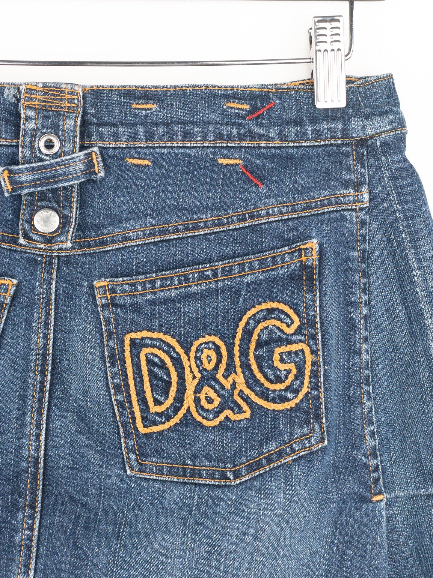 Dolce & Gabbana 2000s Denim Mini-Skirt