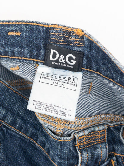 Dolce & Gabbana 2000s Denim Mini-Skirt