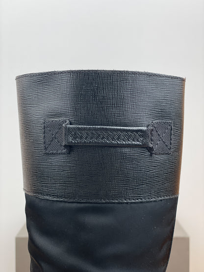 Prada 2000s Hybrid Buckle Biker Boots