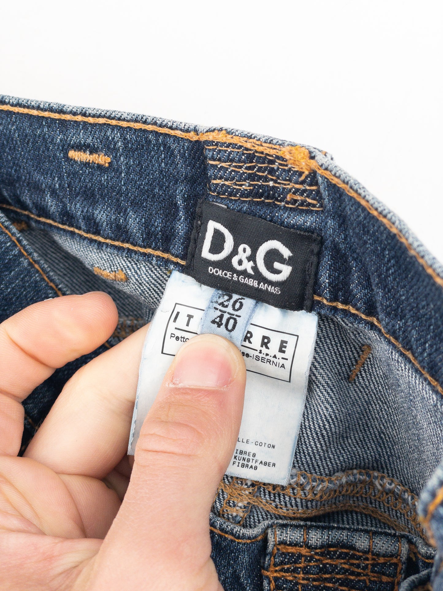 Dolce & Gabbana 2000s Denim Mini-Skirt