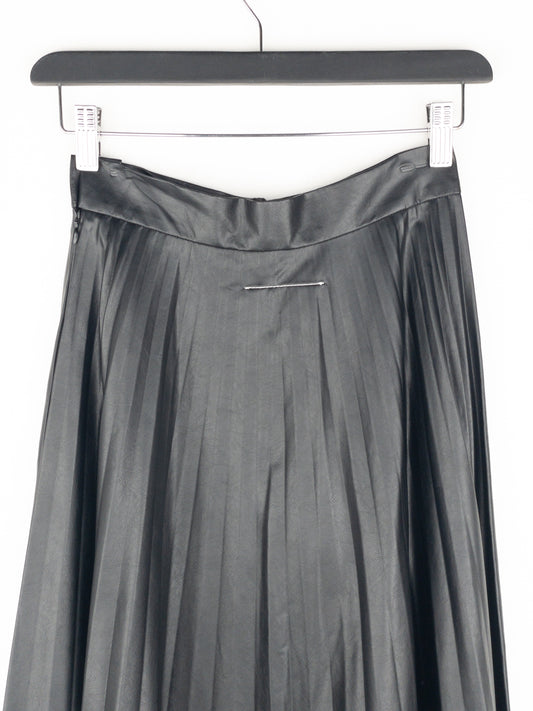 Maison Margiela MM6 Pleated Faux Leather Maxi Skirt – photo 6