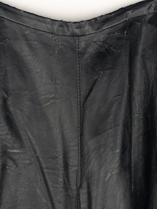 Maison Margiela MM6 Pleated Faux Leather Maxi Skirt – photo 6