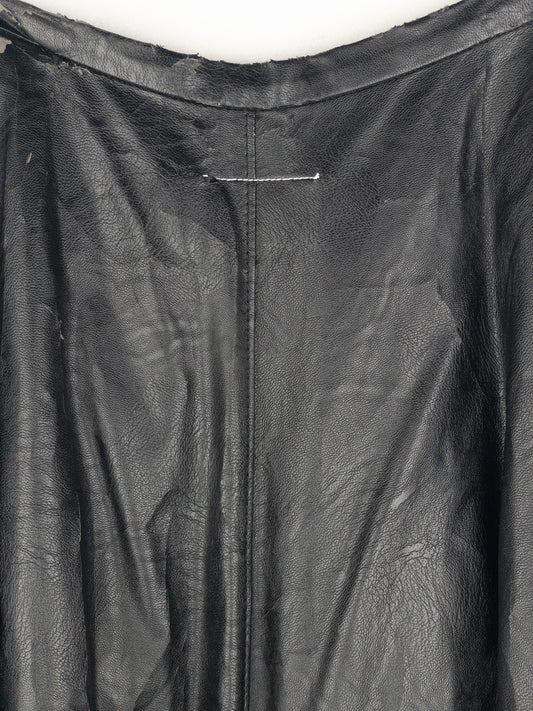 Maison Margiela MM6 Pleated Faux Leather Maxi Skirt – photo 12
