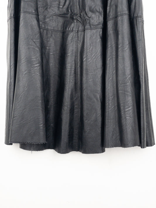 Maison Margiela MM6 Pleated Faux Leather Maxi Skirt – photo 13