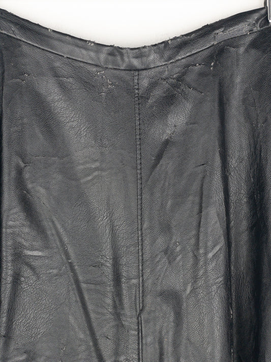 Maison Margiela MM6 Pleated Faux Leather Maxi Skirt – photo 15