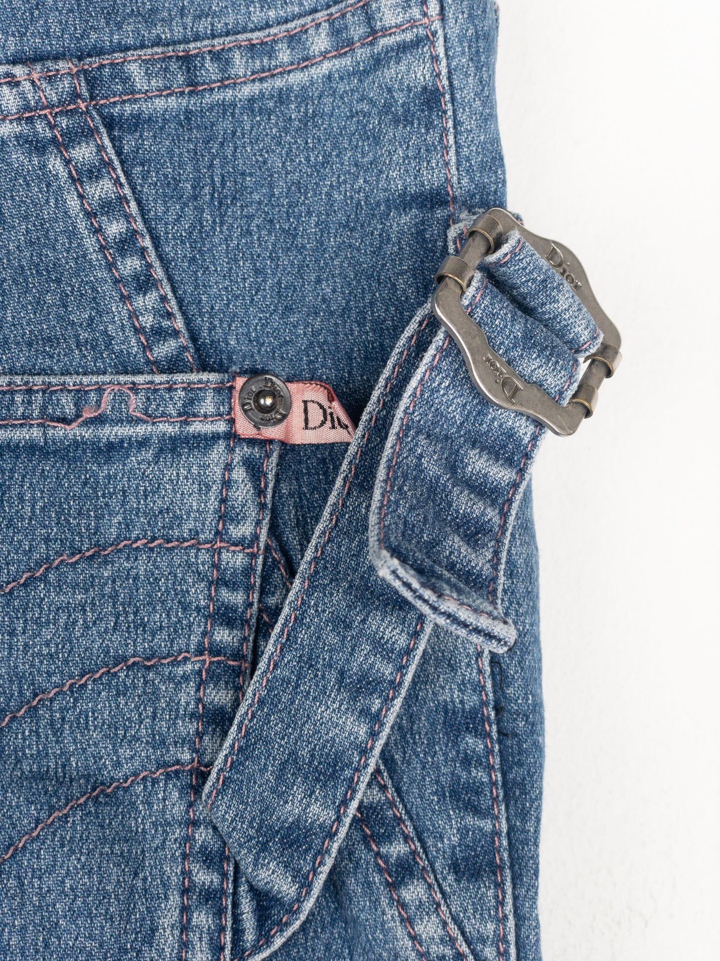 Dior by Galliano SS03 Flared Boot Cut Bondage Denim Jeans