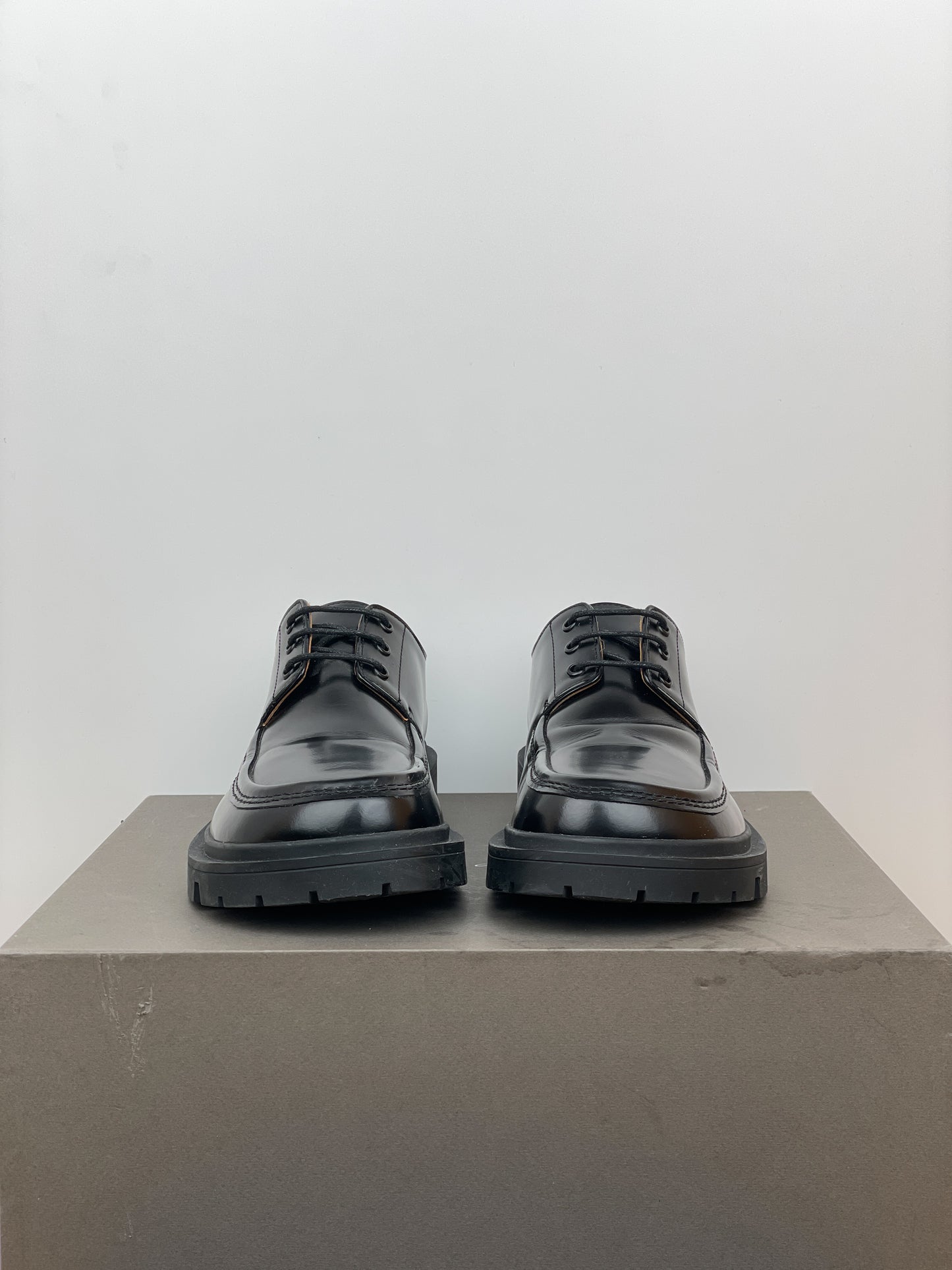 Maison Margiela Square Toe Lugsole Ivy Derby Shoes