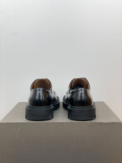 Maison Margiela Square Toe Lugsole Ivy Derby Shoes