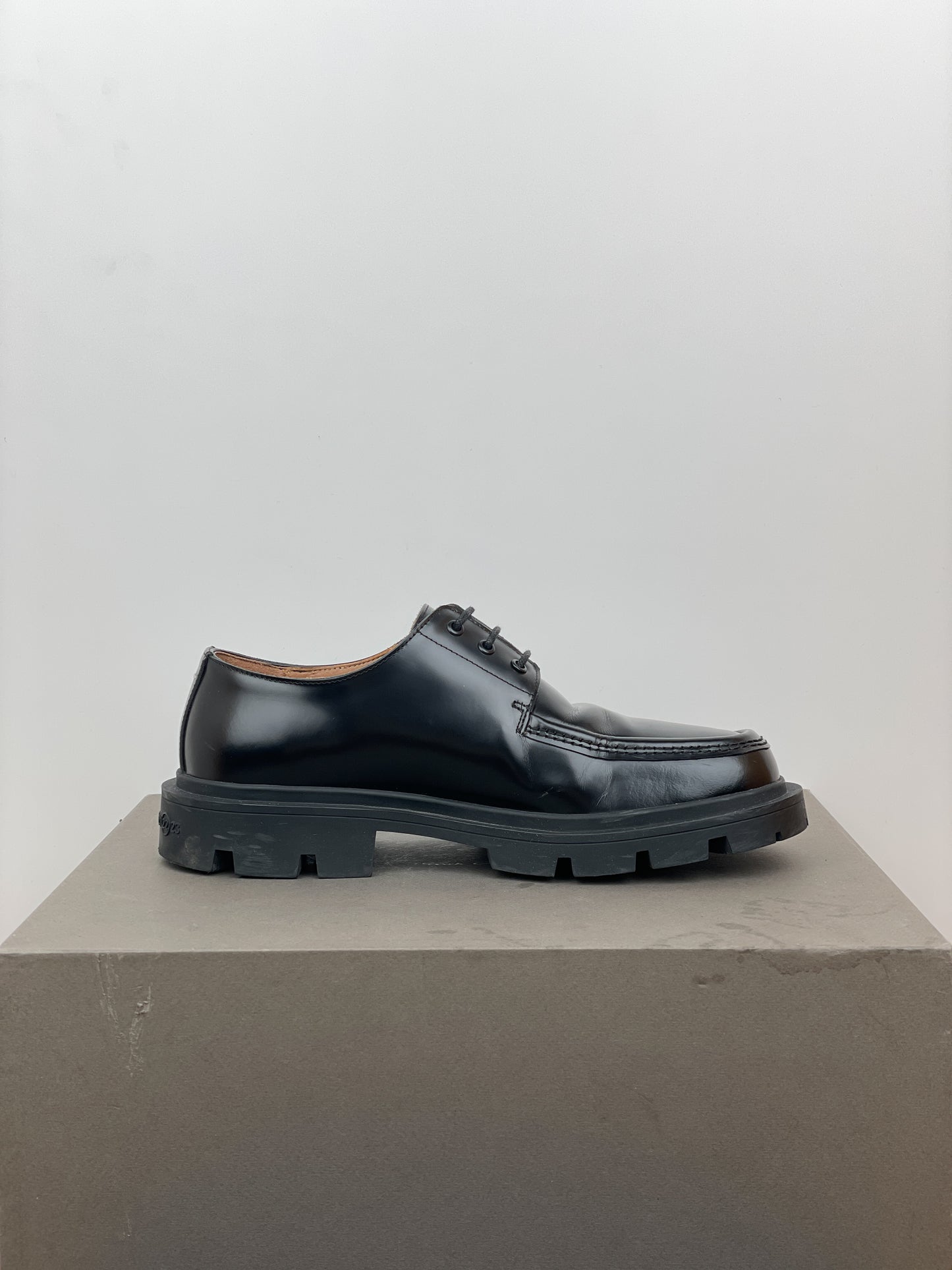 Maison Margiela Square Toe Lugsole Ivy Derby Shoes