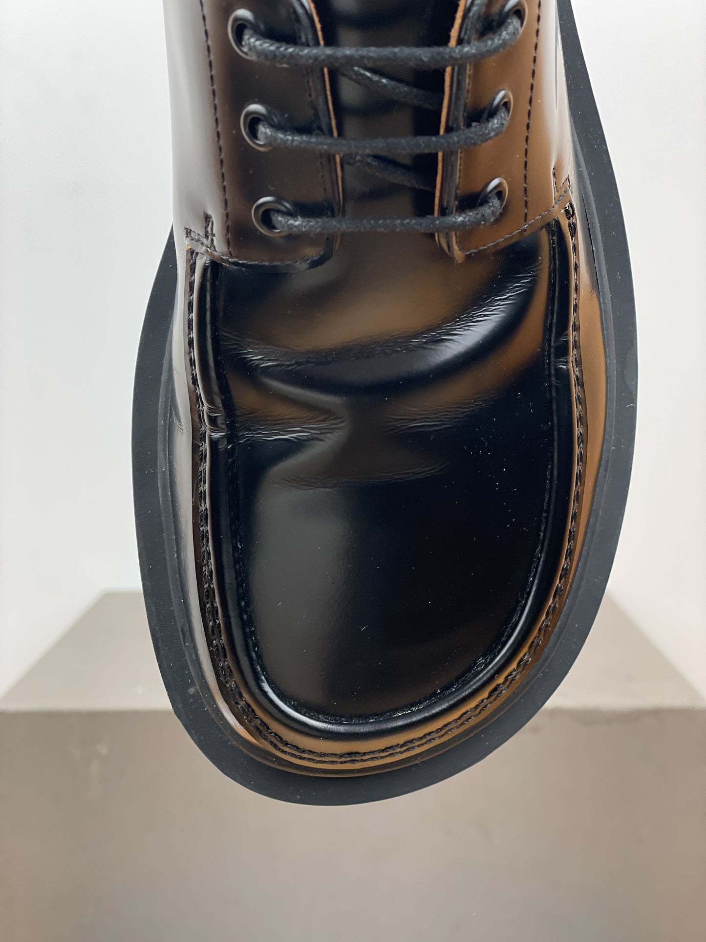 Maison Margiela Square Toe Lugsole Ivy Derby Shoes