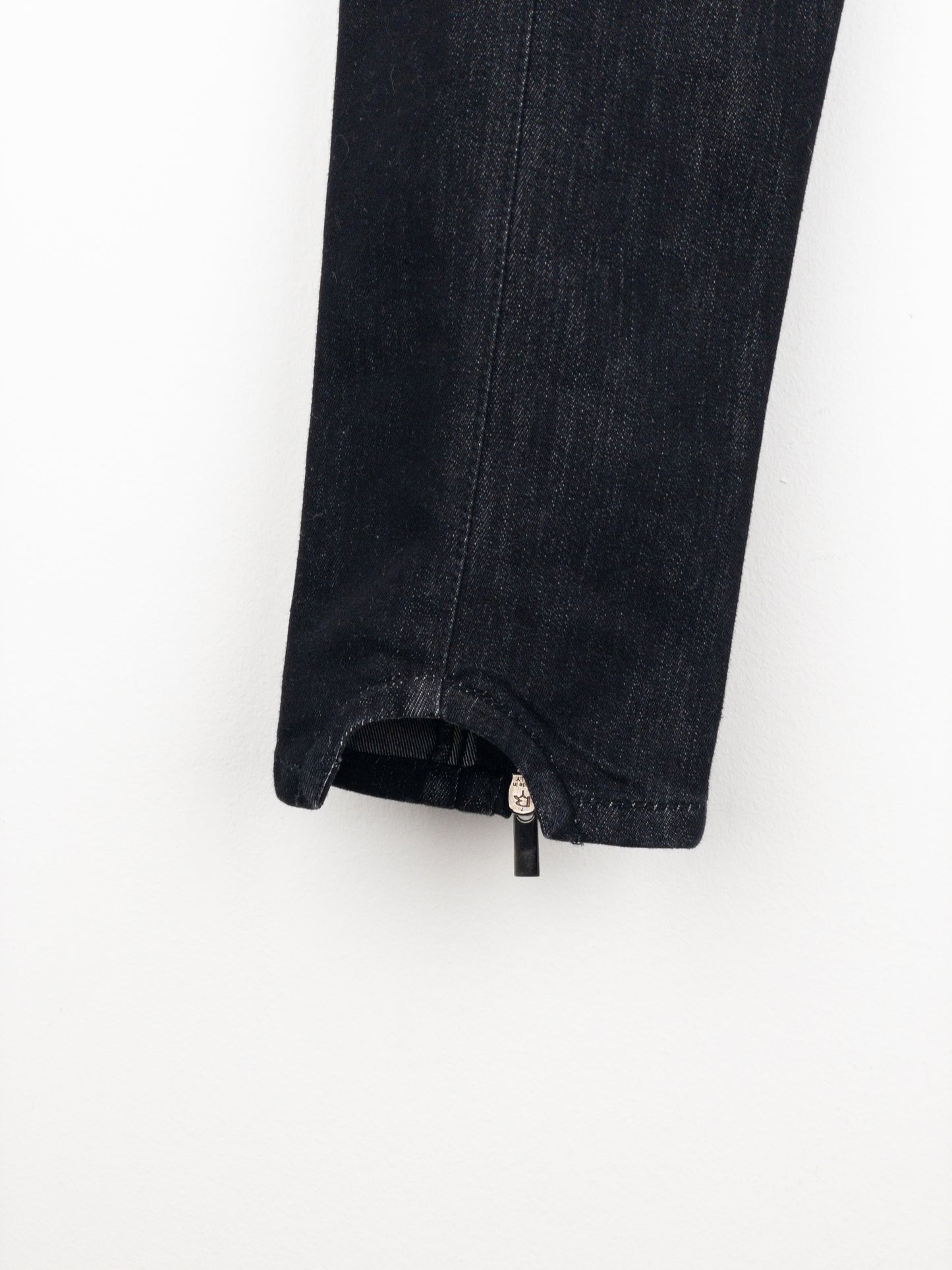Jean Paul Gaultier 2000s Lace Bondage Denim Biker Jeans