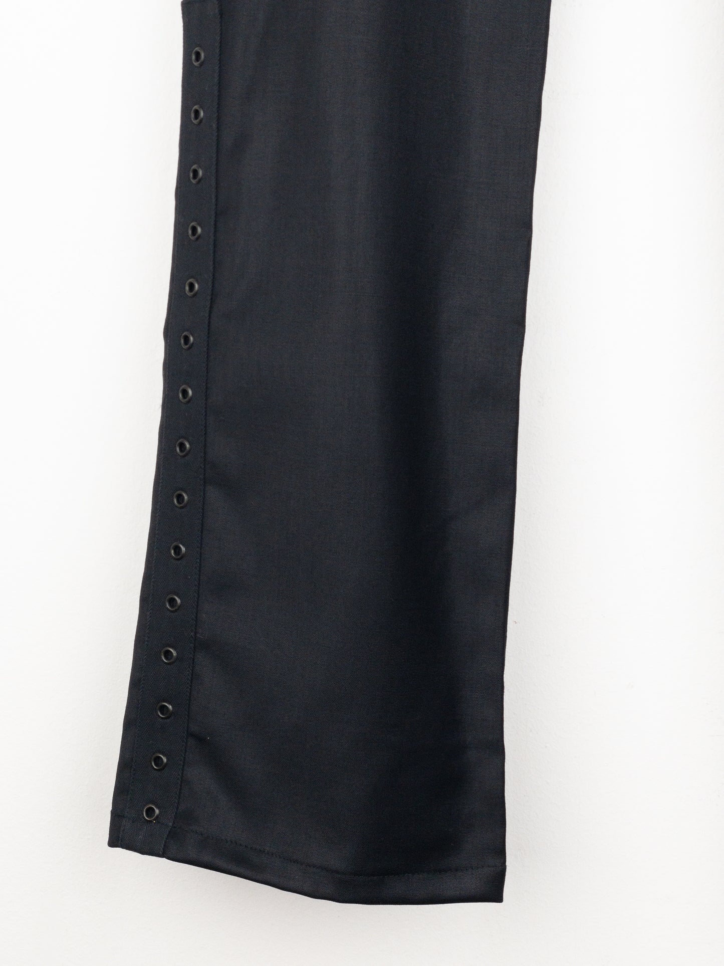 Dior by Galliano SS03 Coated Bootcut Bondage Biker Pants