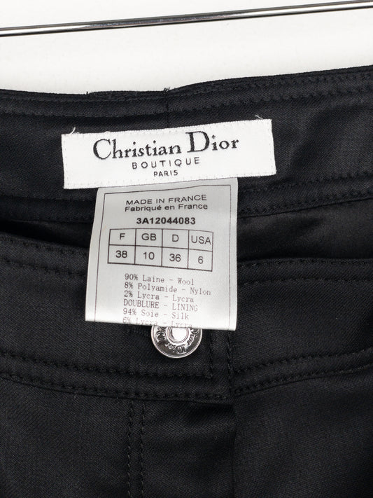 Dior by Galliano SS03 Coated Bootcut Bondage Biker Pants – photo 7