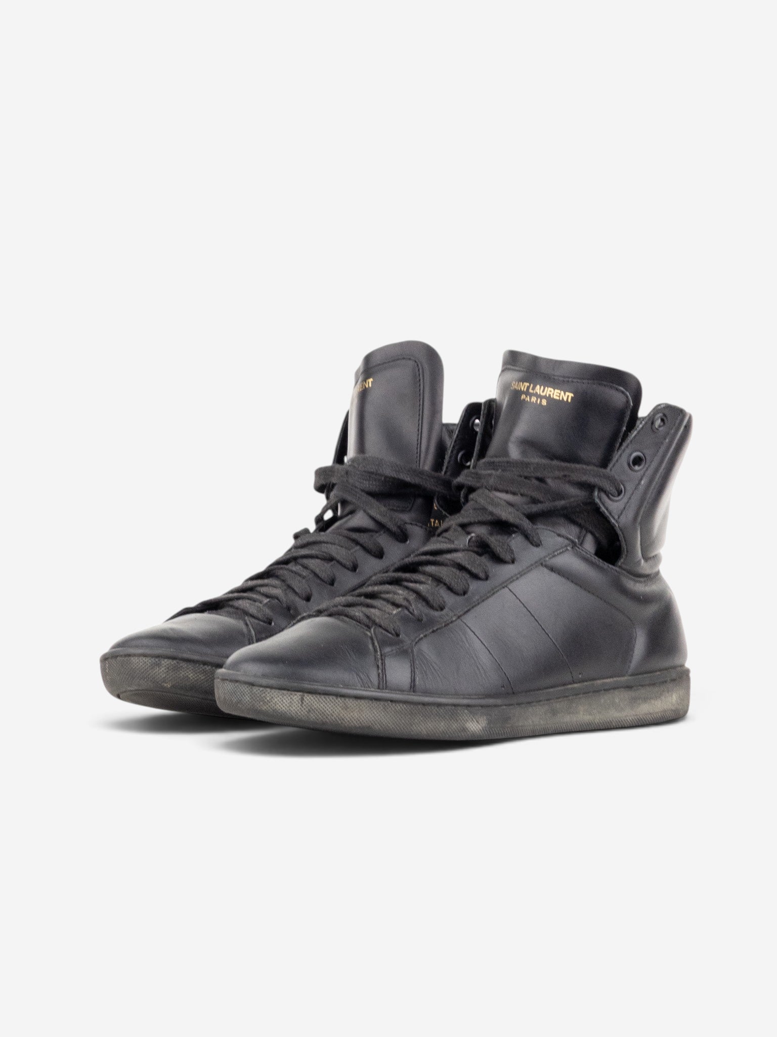 Saint Laurent by Hedi Slimane 2010s High-Top Sneakers – front view