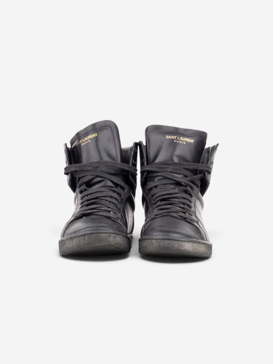 Saint Laurent by Hedi Slimane 2010s High-Top Sneakers – back view