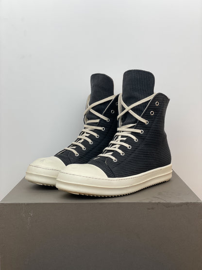 Rick Owens DRKSHDW AW18 'Sisyphus' Corduroy Ramones Sneakers