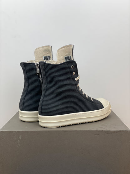 Rick Owens DRKSHDW AW18 'Sisyphus' Corduroy Ramones Sneakers