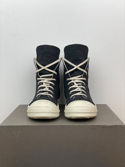 Rick Owens DRKSHDW AW18 'Sisyphus' Corduroy Ramones Sneakers