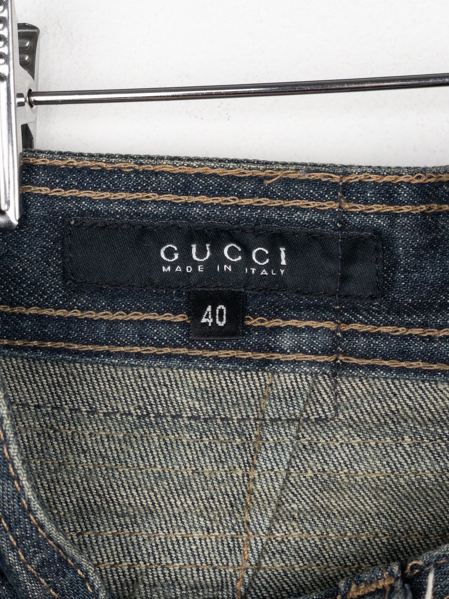 Gucci by Tom Ford SS02 Flared Sanded Bootcut Denim Jeans