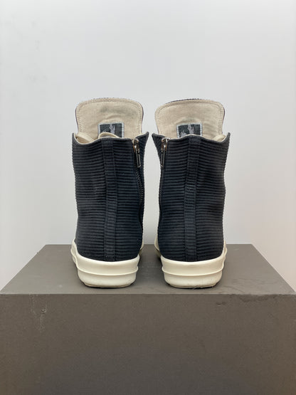 Rick Owens DRKSHDW AW18 'Sisyphus' Corduroy Ramones Sneakers
