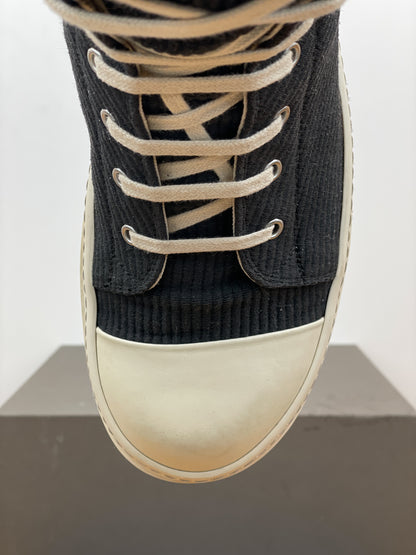 Rick Owens DRKSHDW AW18 'Sisyphus' Corduroy Ramones Sneakers