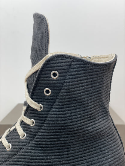 Rick Owens DRKSHDW AW18 'Sisyphus' Corduroy Ramones Sneakers