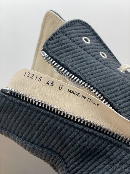 Rick Owens DRKSHDW AW18 'Sisyphus' Corduroy Ramones Sneakers