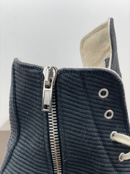 Rick Owens DRKSHDW AW18 'Sisyphus' Corduroy Ramones Sneakers