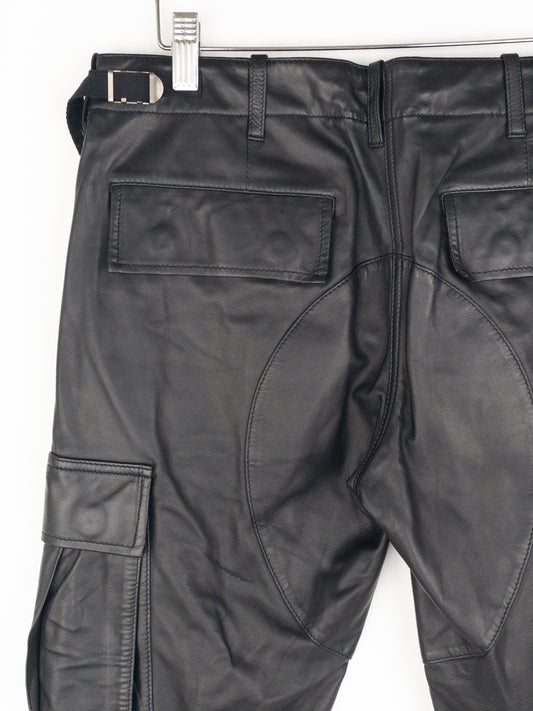 Balmain by Decarnin SS10 Leather Cargo Biker Pants – photo 6