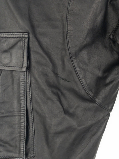 Balmain by Decarnin SS10 Leather Cargo Biker Pants