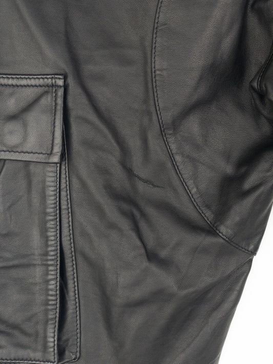 Balmain by Decarnin SS10 Leather Cargo Biker Pants – photo 8