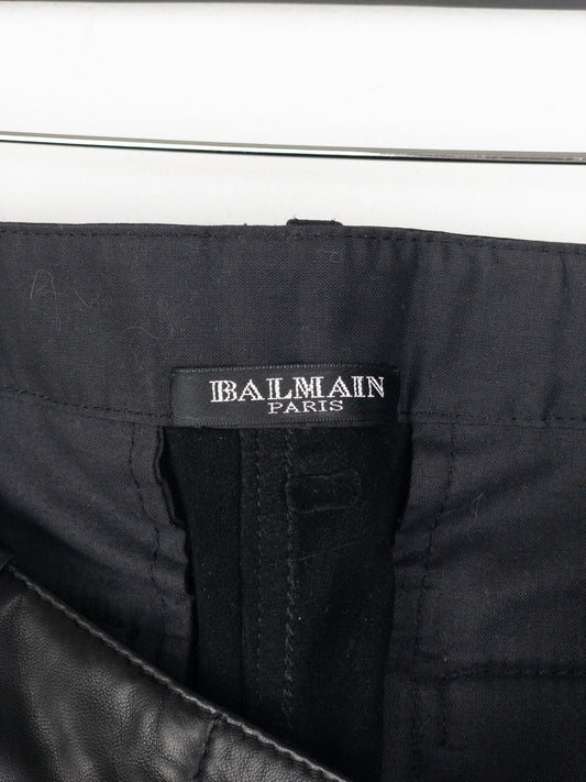 Balmain by Decarnin SS10 Leather Cargo Biker Pants – photo 10