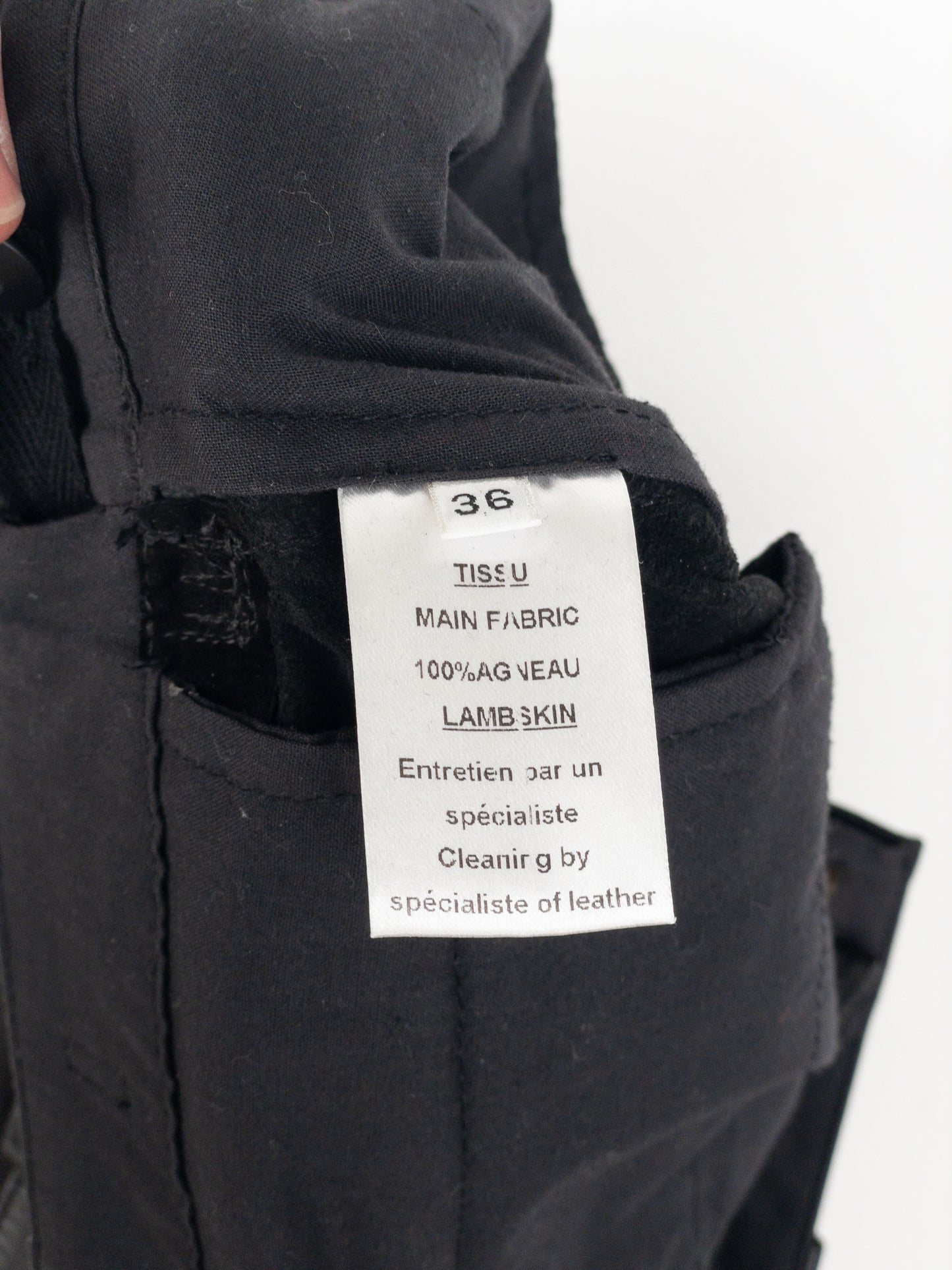 Balmain by Decarnin SS10 Leather Cargo Biker Pants