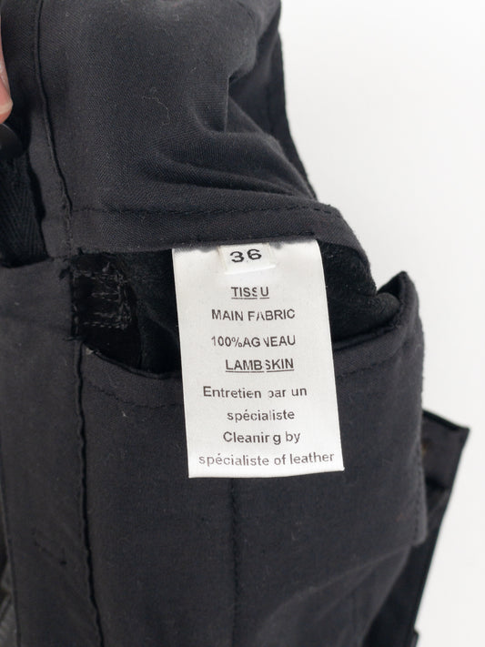 Balmain by Decarnin SS10 Leather Cargo Biker Pants – photo 9