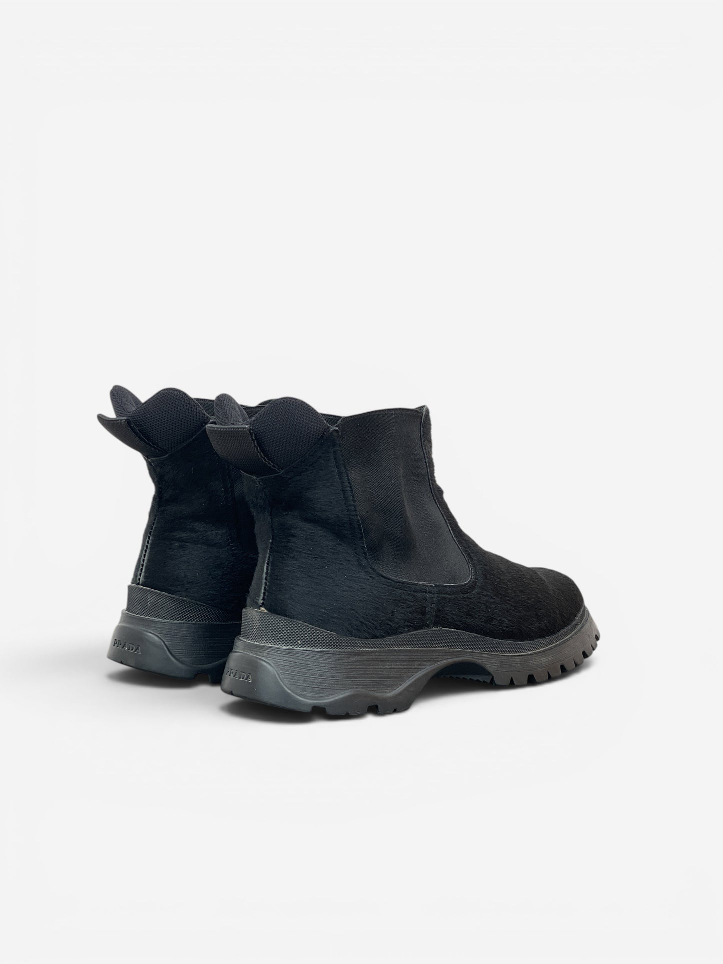 Prada AW99 Brixxen Pony Hair Chelsea Boots – photo 2