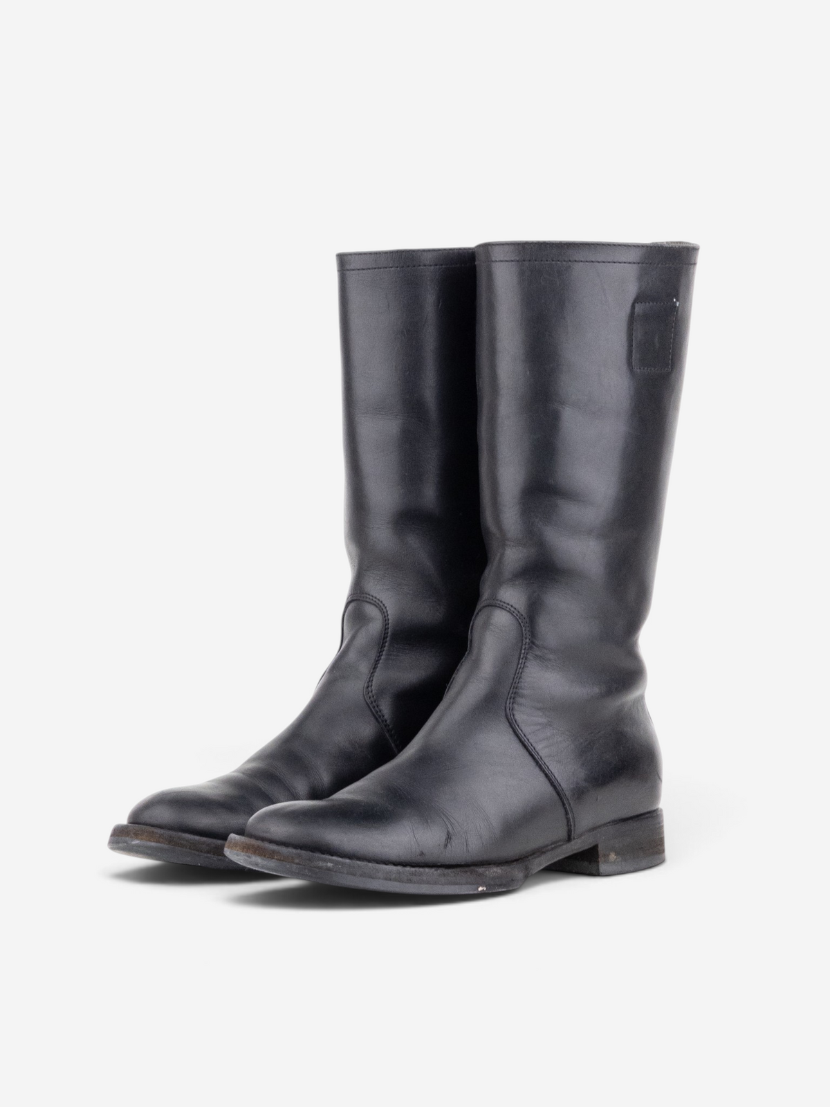 Miu Miu AW01 ‘Peco’ Biker Riding Combat Boots