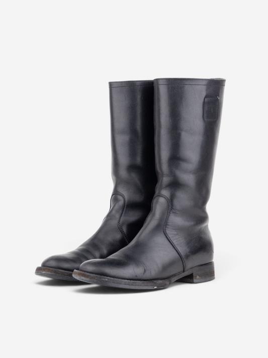 Miu Miu AW01 ‘Peco’ Biker Riding Combat Boots