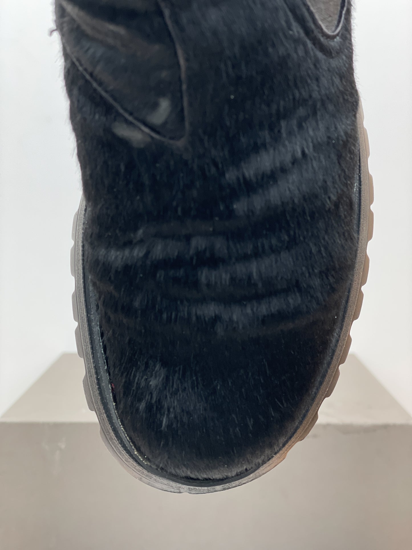 Prada AW99 Brixxen Pony Hair Chelsea Boots