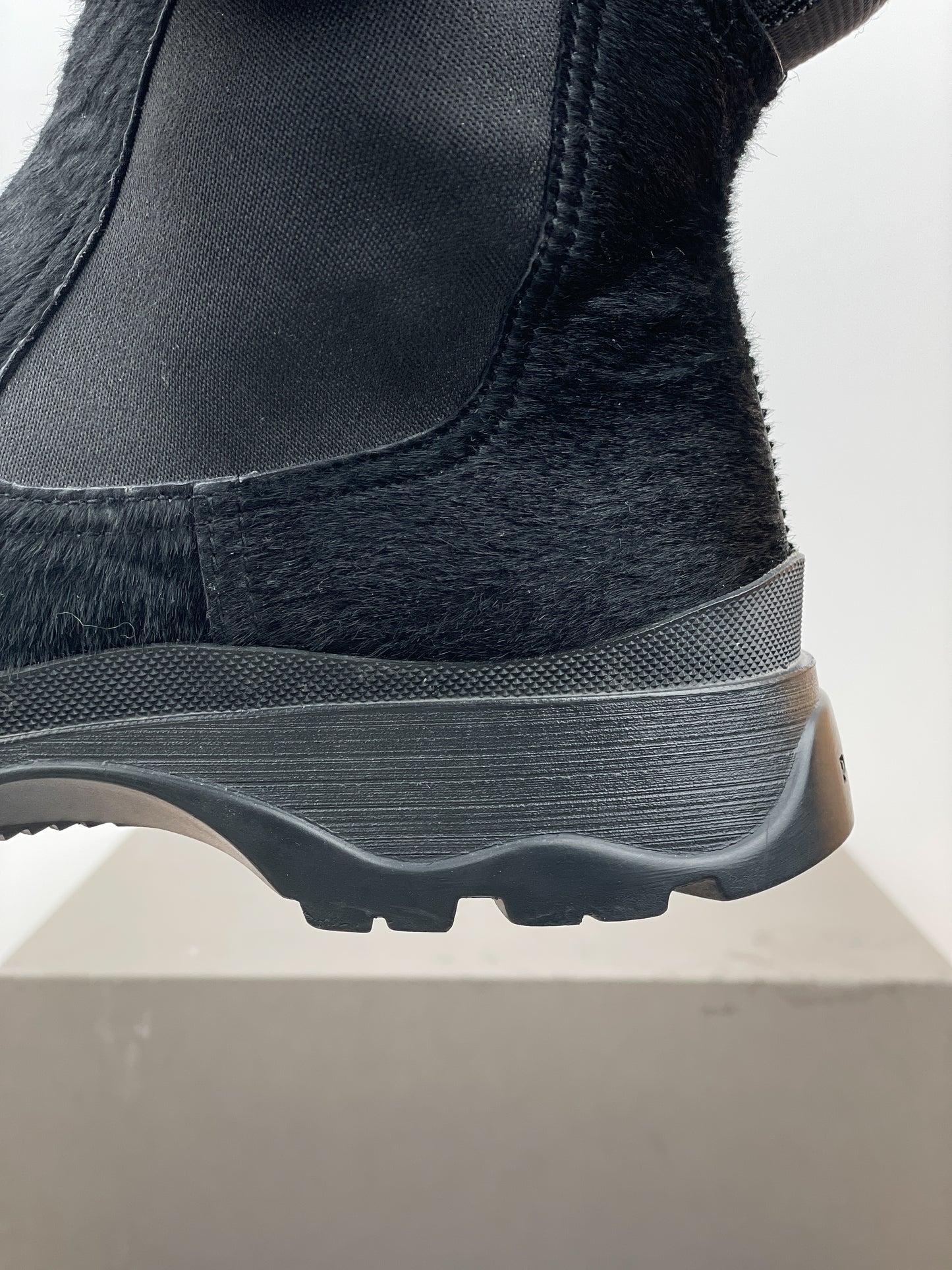 Prada AW99 Brixxen Pony Hair Chelsea Boots
