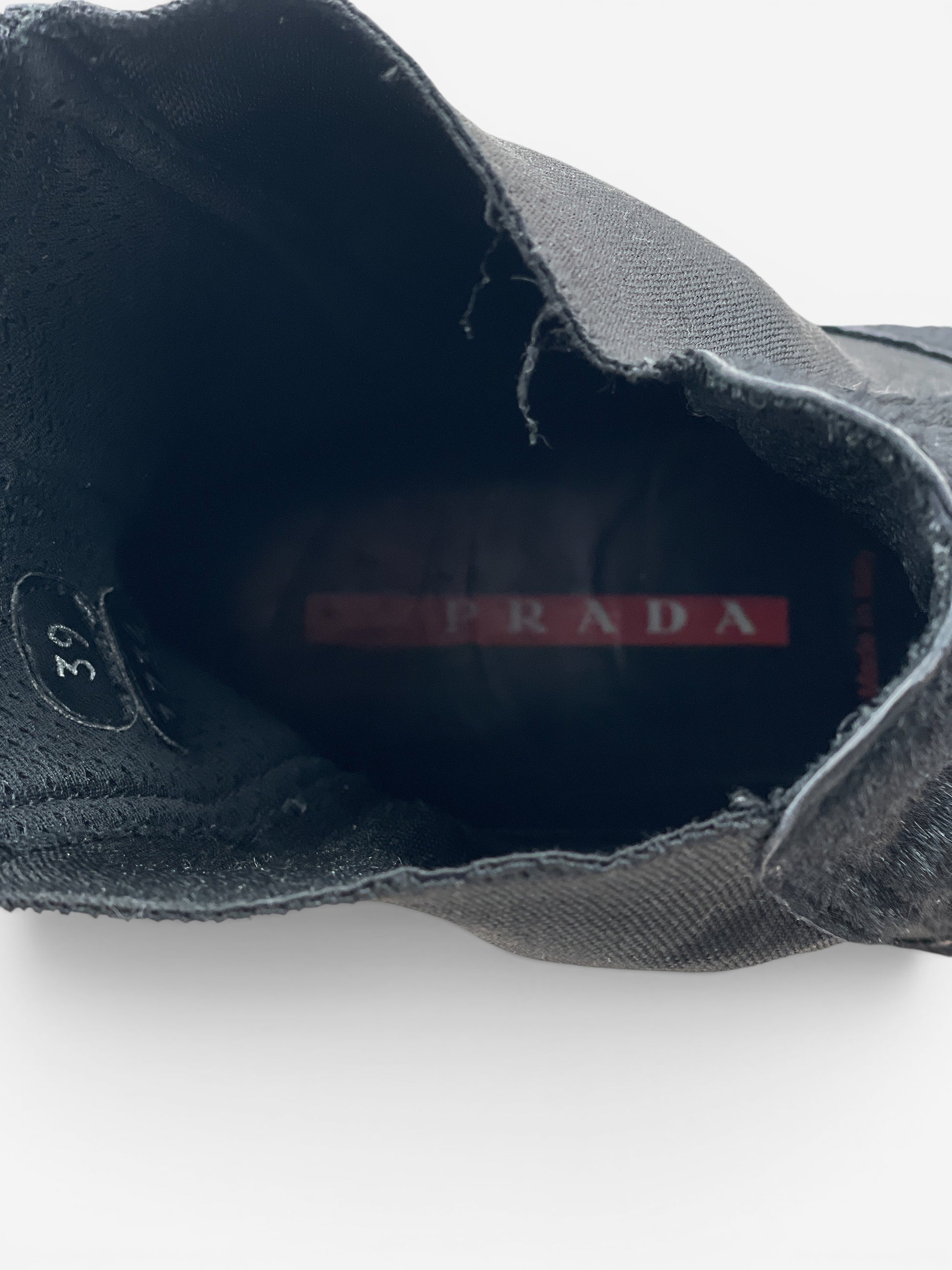 Prada AW99 Brixxen Pony Hair Chelsea Boots – photo 11